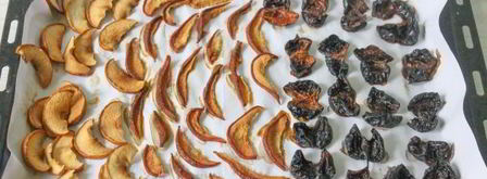 сухофрукты из яблок, груш и слив. Шаг 9