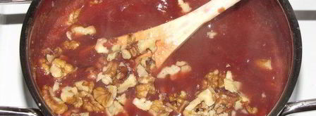 сливовое варенье с бананами и орехами. Шаг 7