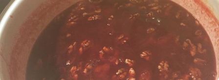 сливовое варенье с орехами в коньяке. Шаг 5