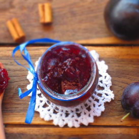 Рецепт сливового конфитюра с корицей и лимоном