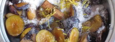 сливовый конфитюр с корицей и лимоном. Шаг 3