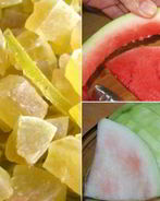 Цукаты из арбузных корок