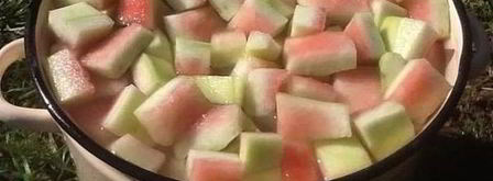 цукаты из арбузных корок. Шаг 5