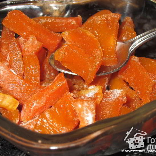 Рецепт цукатов из тыквы