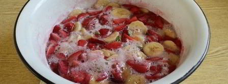 варенье из клубники и бананов. Шаг 12