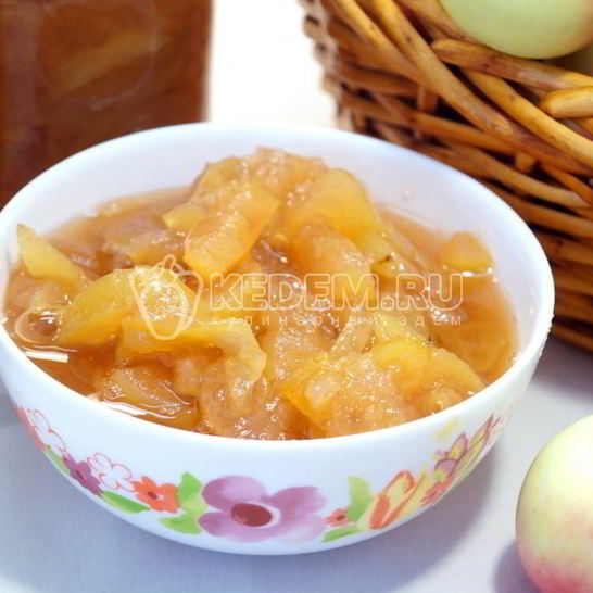 Рецепт варенья из яблок дольками