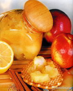 Варенье из яблок с лимоном и корицей