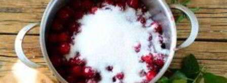 вишневое варенье с мятой. Шаг 4