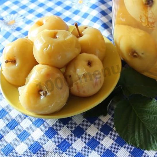 Рецепт яблок на зиму без стерилизации