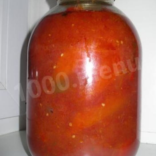 Рецепт заготовки для фаршированных перцев на зиму