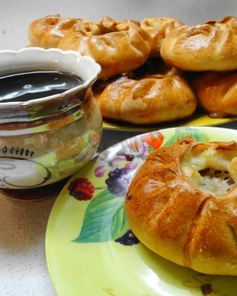 Беляши без дрожжей с мясом в духовке