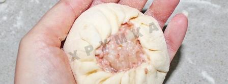 беляши без дрожжей с мясом. Шаг 13