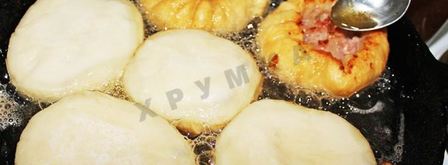 беляши без дрожжей с мясом. Шаг 15