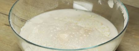 беляши из теста на опаре. Шаг 3