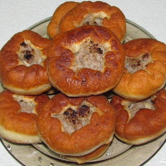 Рецепт беляшей с мясом на сковороде
