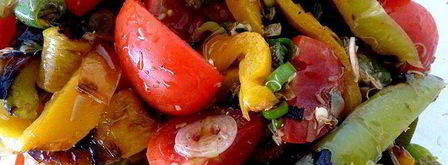 брускетта c жареным перцем. Шаг 5