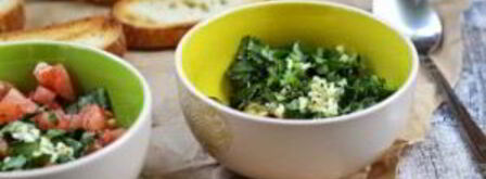 брускетта с баклажанами и помидорами. Шаг 5