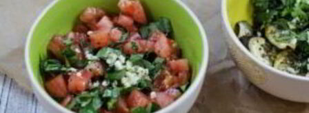 брускетта с баклажанами и помидорами. Шаг 6