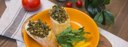 брускетта с чечевицей. Шаг 5