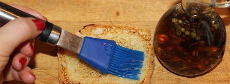 брускетта с крабом и авокадо. Шаг 4