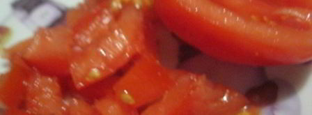 брускетта с кремом из маслин и помидорами. Шаг 8