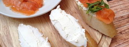 брускетта с лососем. Шаг 5