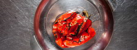 брускетта с печеным болгарским перцем. Шаг 3