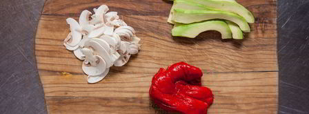 брускетта с печеным болгарским перцем. Шаг 4