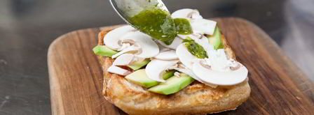 брускетта с печеным болгарским перцем. Шаг 9