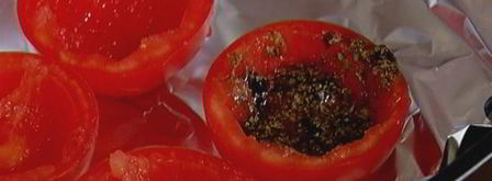 брускетта с помидорами-гриль и артишоками. Шаг 4