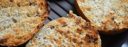 брускетта с сельдереем и томлеными помидорами. Шаг 3