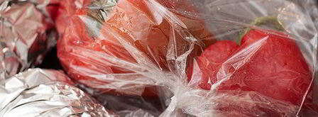 брускетта с запеченным баклажаном. Шаг 3