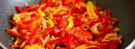 брускетта с жареным сладким перцем. Шаг 4