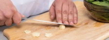 брускетта со шпинатом. Шаг 5