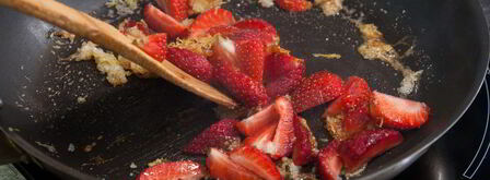 брускетты с клубникой и маскарпоне. Шаг 7