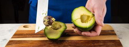 брускетты с печенью трески и муссом из авокадо. Шаг 3