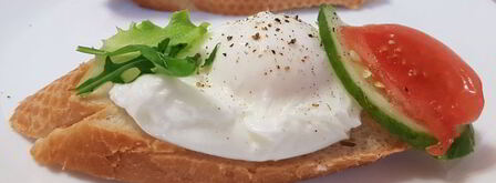 брускетты с яйцом пашот. Шаг 5