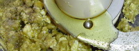 зеленая брускетта с креветками. Шаг 3