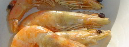 зеленая брускетта с креветками. Шаг 6