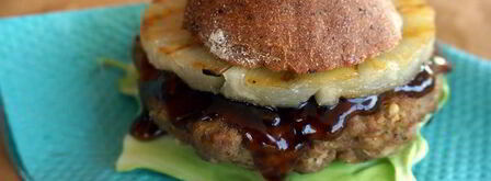 бургер с ананасом и соусом терияки. Шаг 10