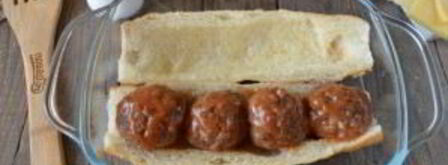 бургер с фрикадельками. Шаг 8