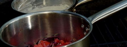 бургер с судаком и краснокочанной капустой. Шаг 6