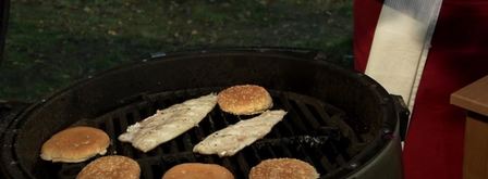 бургер с судаком и краснокочанной капустой. Шаг 8