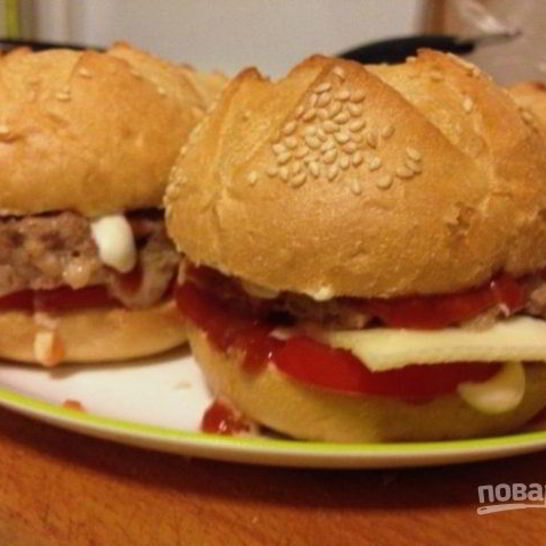Рецепт быстрого гамбургера