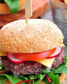 Домашний бургер за 15 минут