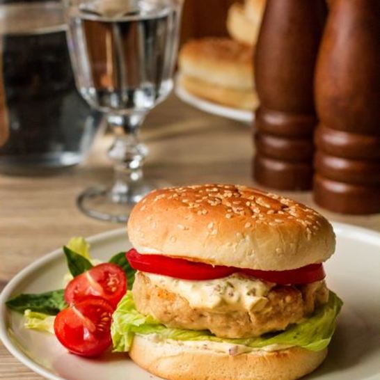 Рецепт фишбургеров с соусом тартар