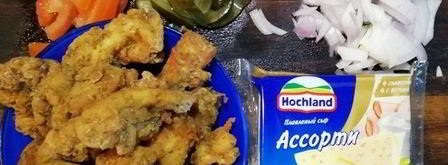 фуршетные мини-бургеры с курицей фри. Шаг 17