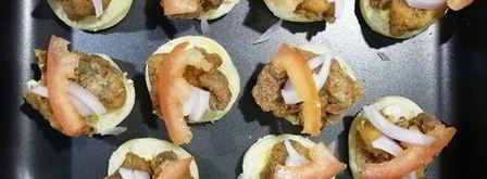 фуршетные мини-бургеры с курицей фри. Шаг 21