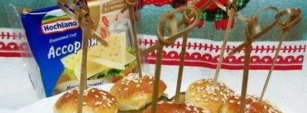 фуршетные мини-бургеры с курицей фри. Шаг 25