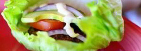 гамбургер на салатных листьях. Шаг 11